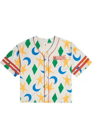Jelly Mallow Camisa bowling Magique en mezcla de algodón