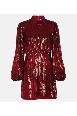 RIXO London Vestido corto Samantha con lentejuelas