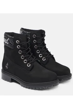 Jimmy Choo X Timberland botas de piel con cristales Swarovski®