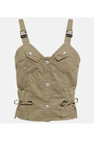 COPERNI Top Utility de algodón con bustier