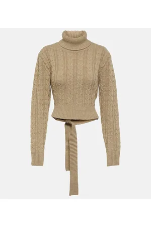 Maison Margiela Jersey cropped en mezcla de lana