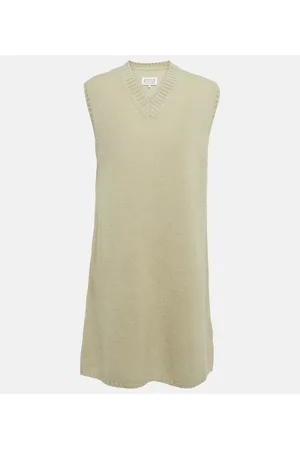 Maison Margiela Vestido corto de lana virgen
