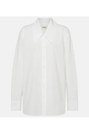 Khaite Camisa Lago en popelín de algodón