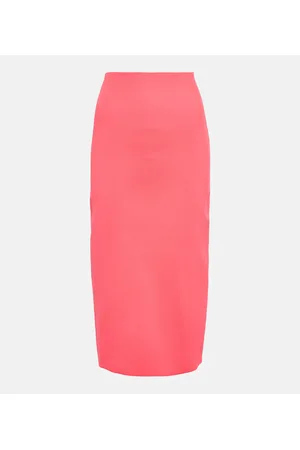 Victoria Beckham VB Body falda midi de punto en tiro alto
