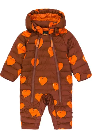 Mini Rodini Bebé - traje de nieve Hearts estampado