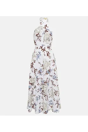 Erdem Vestido midi Helena de algodón