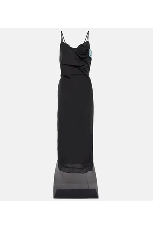 Prada Vestido de fiesta en crepé de nylon