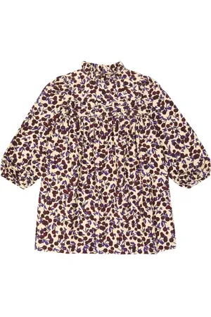 BONPOINT Vestido Topaz de pana estampado