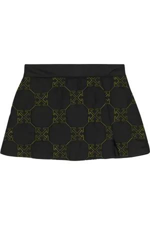 OFF-WHITE Falda con logo bordado