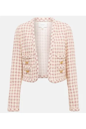 Giambattista Valli Chaqueta de tweed en mezcla de algodón