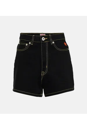 Kenzo Shorts en denim de tiro alto