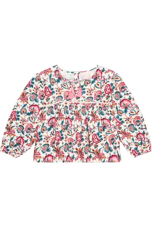 Louise Misha Blusa Vally de algodón floral