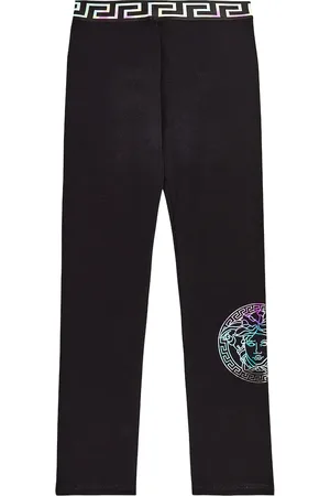VERSACE Leggings Medusa Greca de algodón