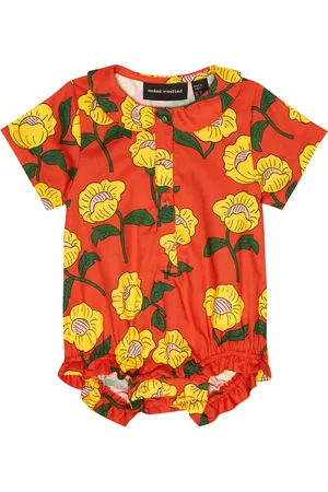 Mini Rodini Bebé - body de algodón floral