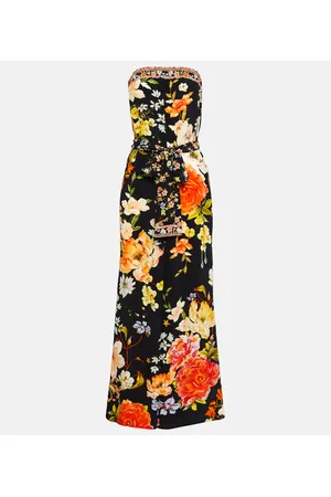 Camilla Mono Secret History de seda floral