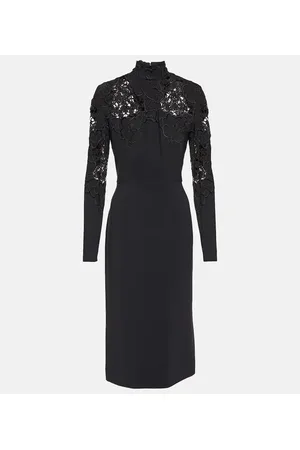 Elie saab Vestido midi con encaje