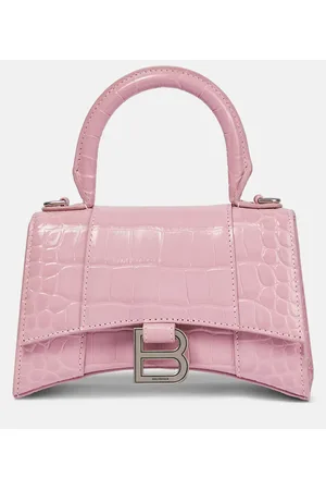 Balenciaga Tote Hourglass Small efecto cocodrilo