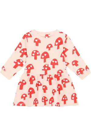 Stella McCartney Vestido de algodón estampado