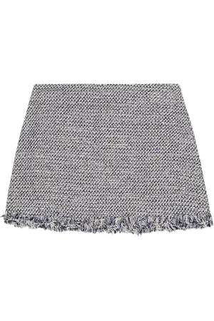 Il gufo Falda de tweed metalizado
