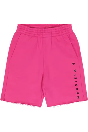 Maison Margiela Shorts en jersey de algodón con logo