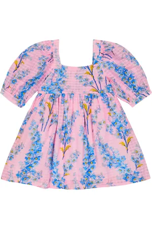 MORLEY Vestido Suzy Delphinium de algodón