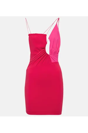 Nensi Dojaka Vestido corto fruncido