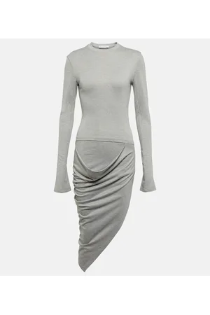 J.W.Anderson Vestido midi de jersey drapeado