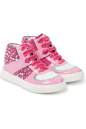 MONNALISA Zapatillas de piel adornadas