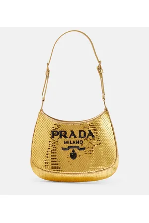 Prada Bolso al hombro Cleo Medium con lentejuelas