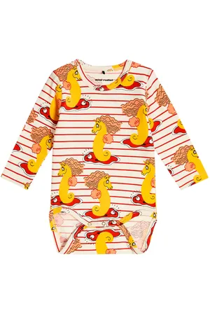 Mini Rodini Bebé - body mezcla de algodón estampado
