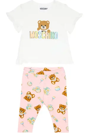 Moschino Bebé - set de camiseta y shorts