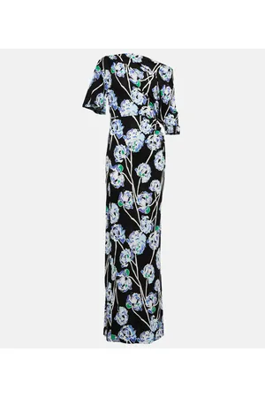 Diane von Furstenberg Vestido largo Wittrock de jersey floral