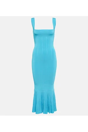 GALVAN Vestido midi Atlanta de punto