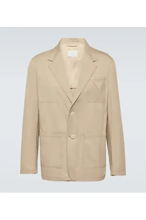 Prada Blazer de mezcla de algodón