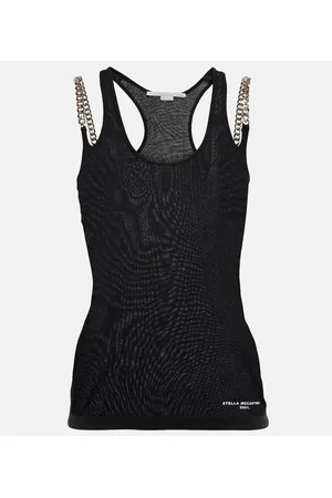 Stella McCartney Tank top Falabella de jersey con cadena