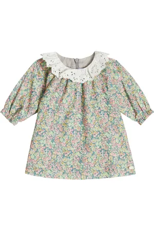 Tartine Et Chocolat Bebé - vestido de algodón floral