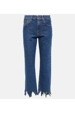 J.W.Anderson Jeans cropped desgastados