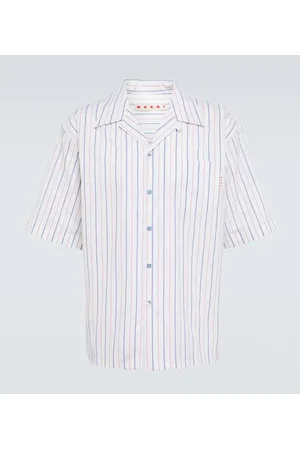 Marni Camisa bowling de popelín de algodón