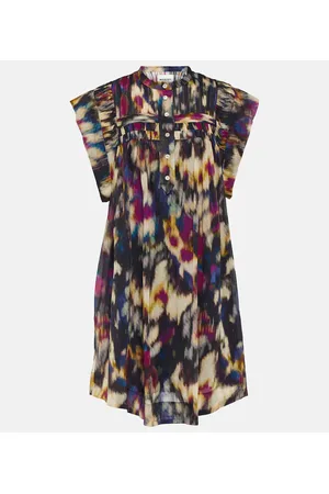 Marant Etoile Vestido corto Leaza de algodón