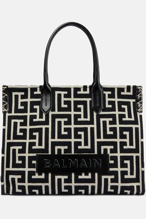 Balmain Tote B-Army 42 de jacquard