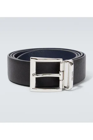Prada Cinturón reversible de piel Saffiano