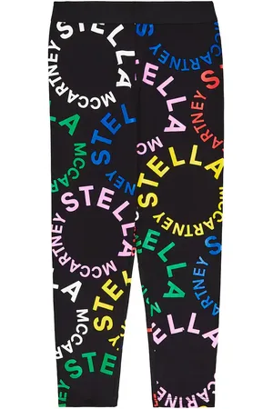 Stella McCartney Leggings en mezcla de algodón con logo