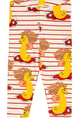 Mini Rodini Bebé - leggings en mezcla de algodón estampados