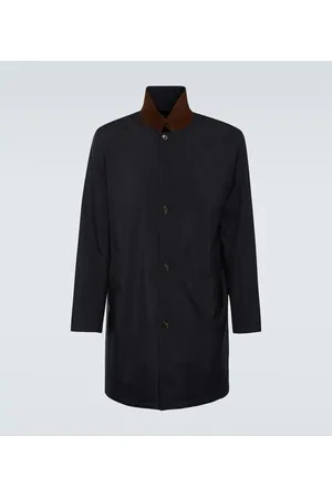 Loro Piana Gabardina Sebring con piel