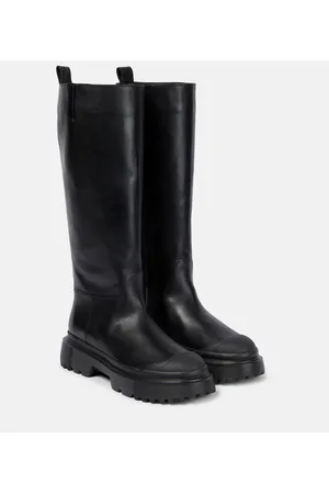 Hogan Botas altas de piel