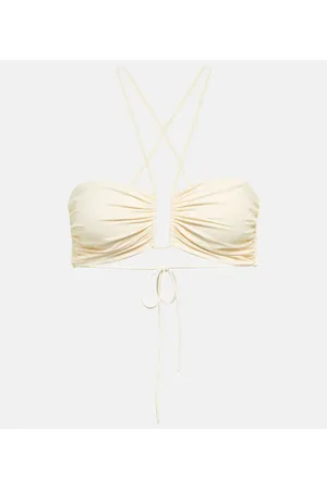 MAGDA BUTRYM Top de bikini de cuello halter