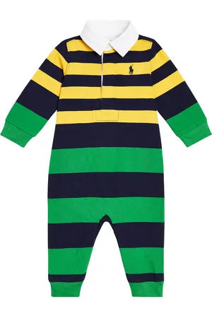 Ralph Lauren Bebé - body de algodón a rayas