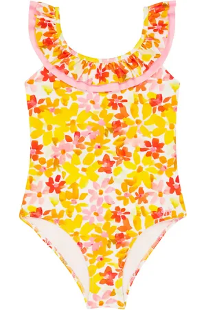 Il gufo Bañador floral con volantes