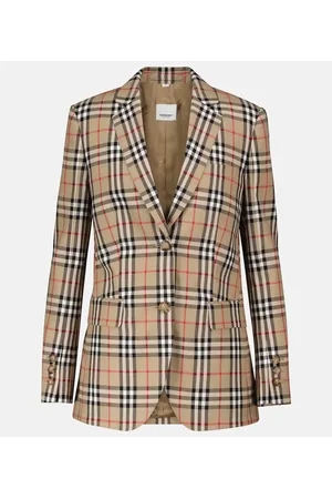 Burberry Blazer Vintage Check de lana