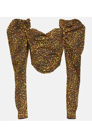 Vivienne Westwood Top corsé Sunday de algodón estampado